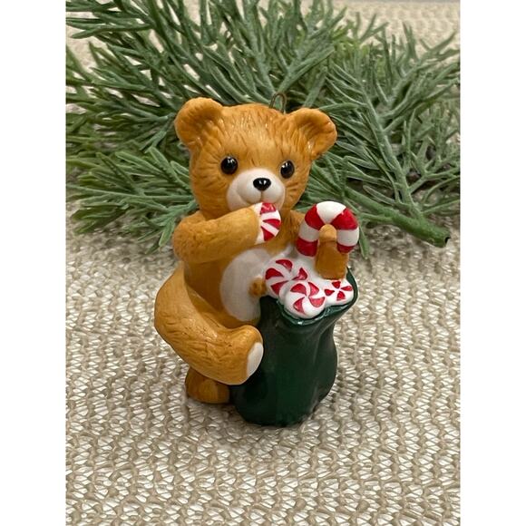 Hallmark 1989 Porcelain Collector Series “Cinnamon Bear” Keepsake Ornament - Picture 2 of 7